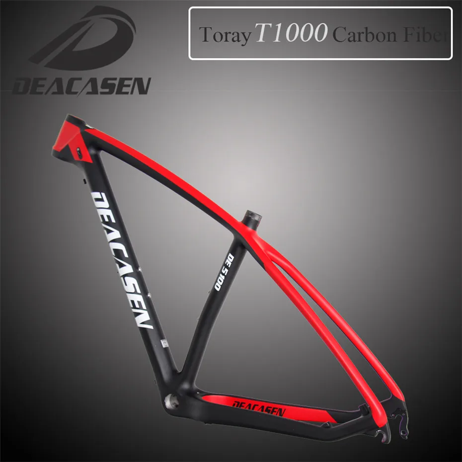 2018 brand Deacasen full carbon fiber mtb frame 29er matte/glossy UD 17 19 inch mountain bikes free shipping | Спорт и развлечения
