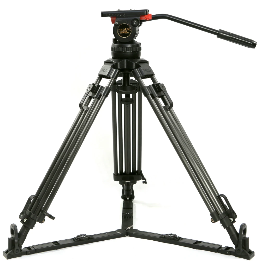 TERIS TRIX TX-V12T Plus Профессиональный штатив из углеродного волокна для видеокамеры с