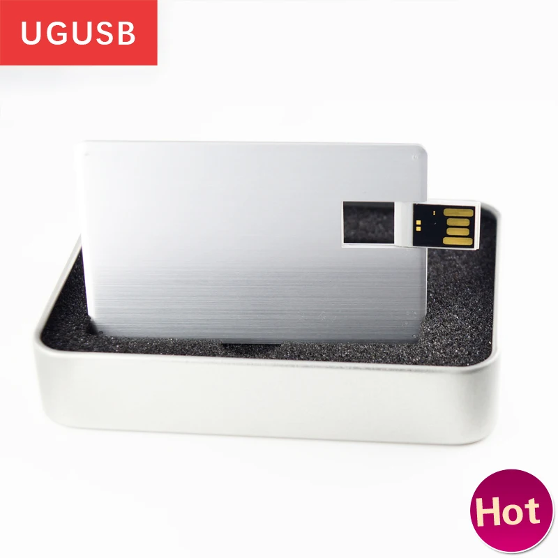 Поворотный металлический Бизнес карты флэш-накопитель Usb флешки