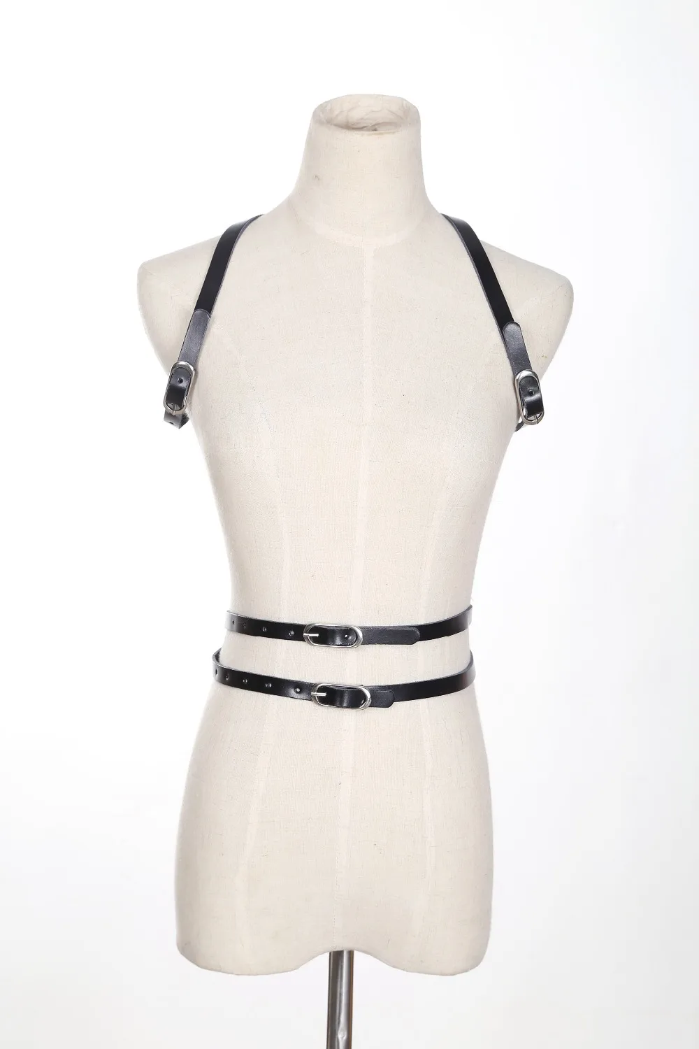 Жгут проводов. Ribey от шеи до ожидания сексуальная подвязка кожаный ремень отлично