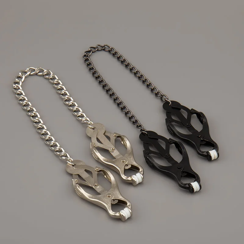 Фетиш шпильки зажимы с цепочкой для сосков секс-игры взрослых эротические