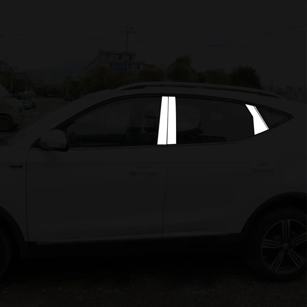 Центральные столбы подходят для MG ZS оконная стойка из нержавеющей стали покрытие автомобиля Стайлинг авто аксессуары планки 8 шт. AITWATT