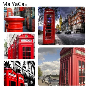 MaiYaCa новый дизайн Лондонский автобус Англия телефон большой коврик для мыши ПК компьютерный коврик Размер для 180x220x2 мм и 250x290x2 мм коврик для мыши