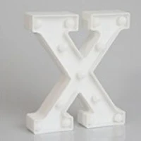 X-Y-Z Слова DIY огни свадьба Рождество День рождения Декор буквы светодиодный свет - Цвет: X-Y-Z