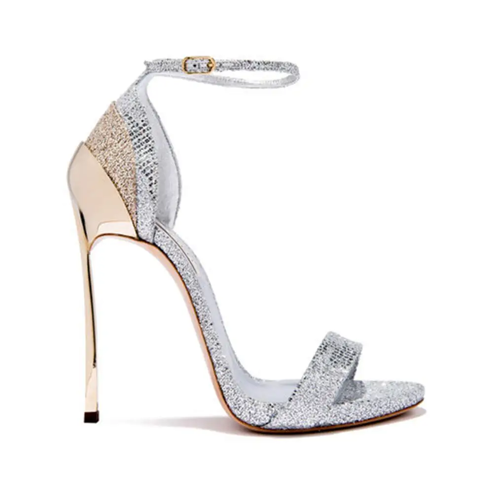 Женские вечерние сандалии с открытым носком однотонные босоножки на высоком каблуке в Корейском стиле лето