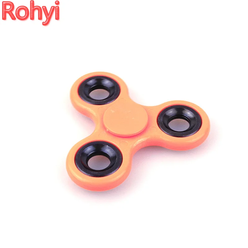 Новинка, горячая распродажа, Rohyi, Спиннер для спиннинга, ABS, Tri-Spinner, ручные антистрессовые игрушки, различные цвета на выбор, в розничной упаковке