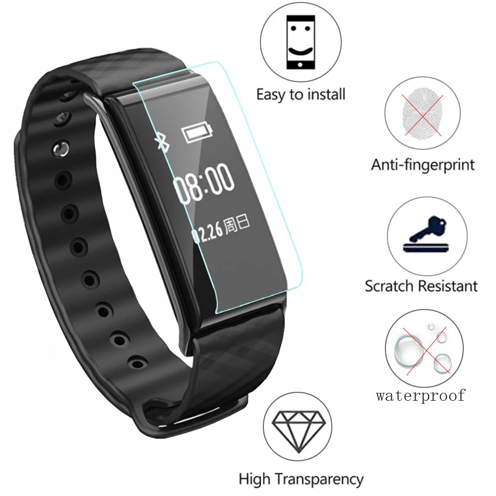 3 шт. ультратонкая Защитная пленка для смарт браслета Huawei Honor Band A2|protector huawei|film