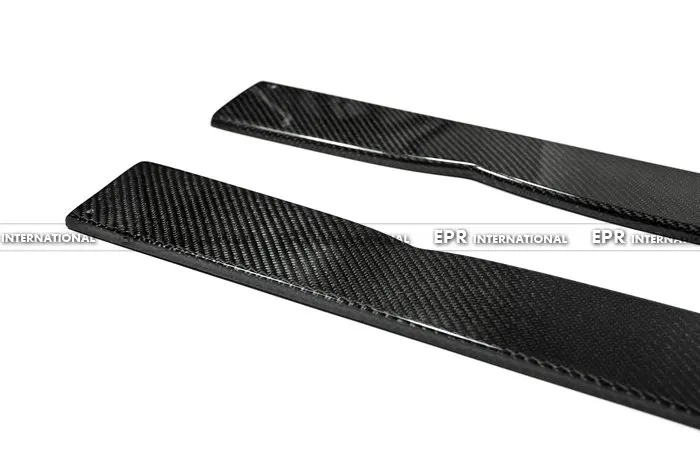 Углеродное волокно боковая юбка нижняя линия глянцевое внешняя дверь авто