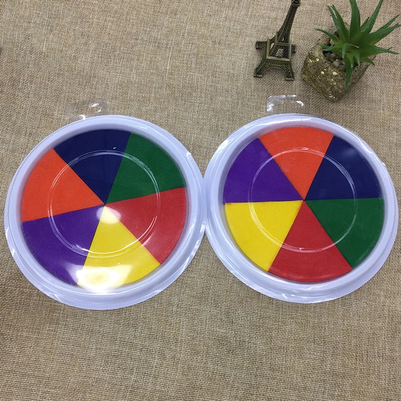 Красочные ремесленные чернила для штампов DIY печать пальцев Скрапбукинг Декор