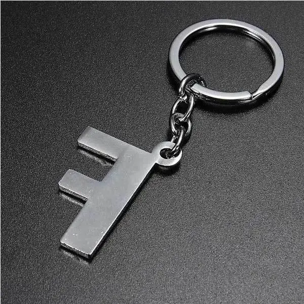 Classical Charm Letter Initial Key Ring Shiny Crystal Silver Chain Tag | Украшения и аксессуары
