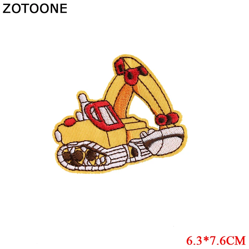 ZOTOONE молния патч для одежды Утюг на вышитой вышивкой аппликация милый пришить эмблема на ткани DIY одежда аксессуары подарок G