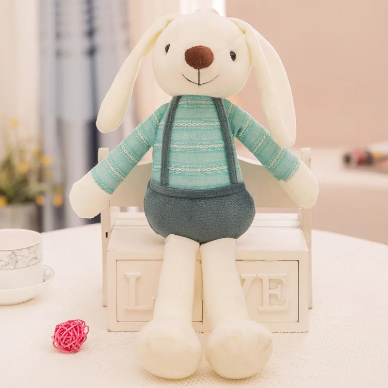 40 см kawaii Кролик плюшевый кролик игрушка мягкая ткань Плюшевый Кролик Пасхальный подарок декор для детей, игрушки для детей подарок для детей