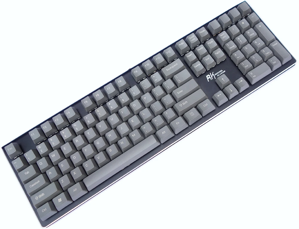 OEM серые колпачки толстые PBT ANSI ISO макет верхняя печать сторона печать пустой для Cherry MX переключатели механической клавиатуры