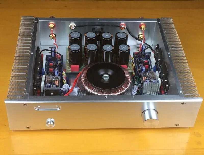 BRZHIFI BZ3608A алюминиевый чехол с двойным радиатором для усилителя мощности