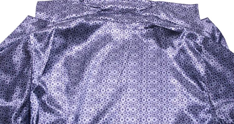 hombre\homme blue dot summer faux silk pajamas\pijama\pyjama sets satin oversize loose home\sleepwear for herren\lover\men\uomos | Мужская