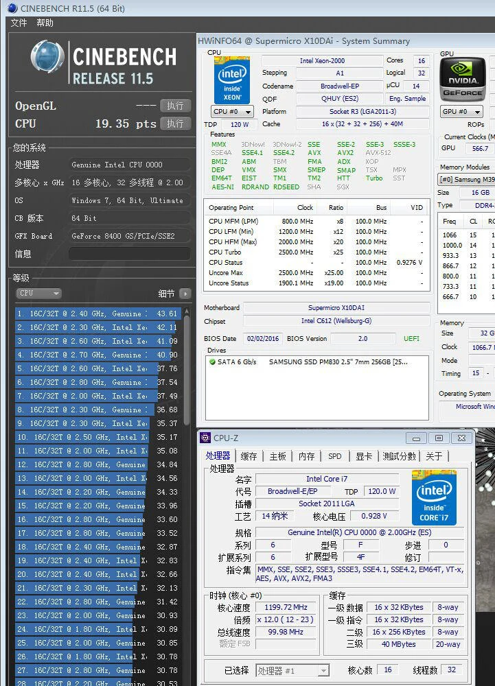 Оригинальный процессор Intel Xeon ES Version QHUY/QHZE с 2 00 ГГц 16 ядер 40 Мб 4 5 2683 V4 E5 2683V4|intel xeon|xeon