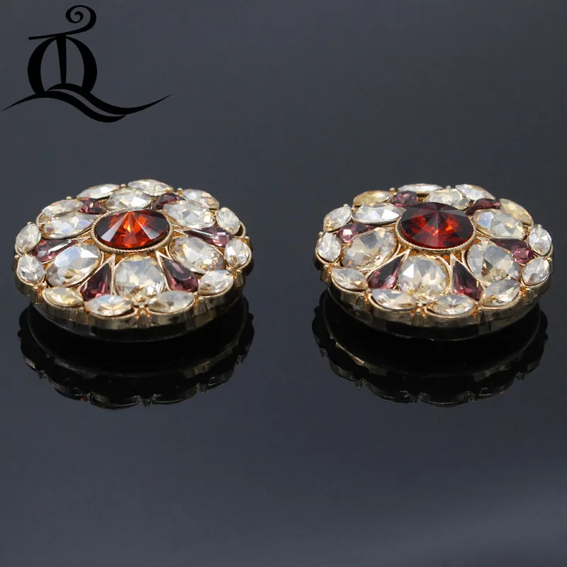 Zinc alloy Jeans Button big diy Handmade decorative rhinestone Metal Buttons,sewing buttons for fur coats, clothing accessories