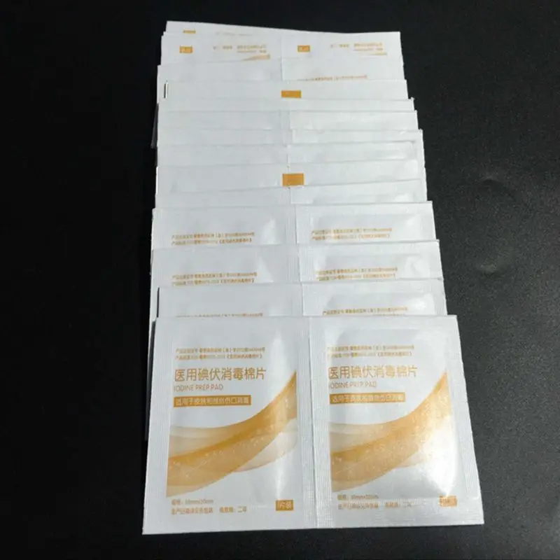 30 шт./компл. дезинфекция йодный лист медицинский аптечка одноразовая