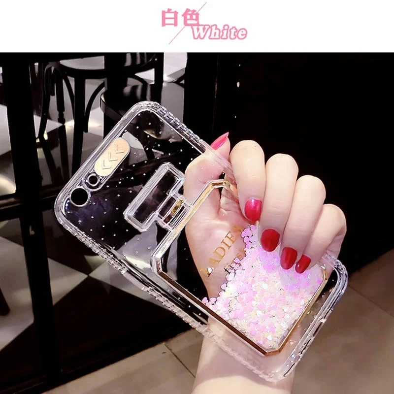 sFor iPhone 7 Case 6 Fashion Bling Liquid Quicksand Perfume Bottle Phone for 8 Plus 6S Dynamic Cover |