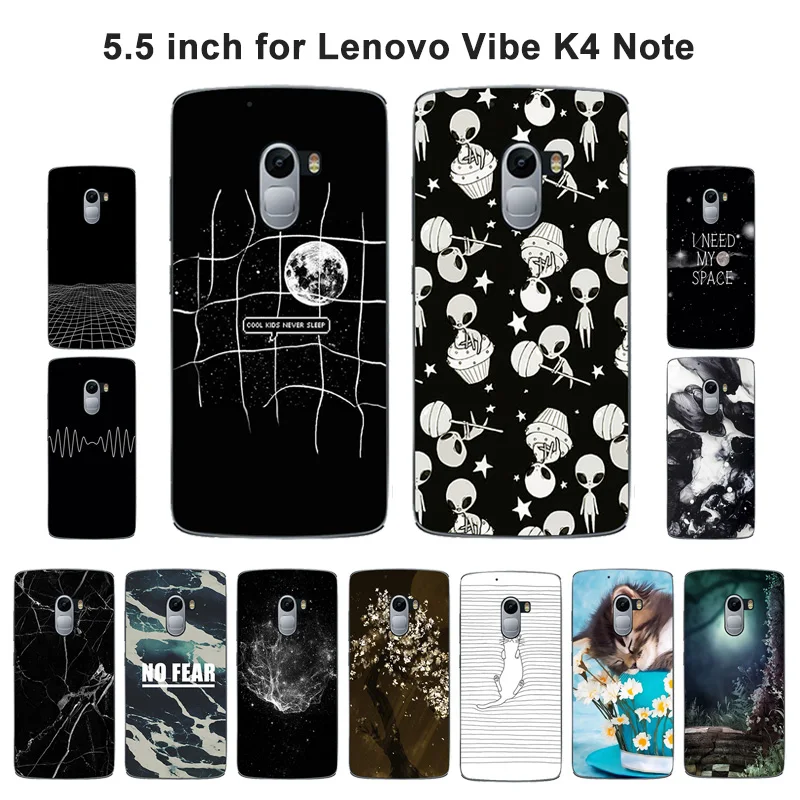 Мягкий чехол накладка из ТПУ Для Lenovo Vibe X3 Lite K4 Note A7010 для телефона с