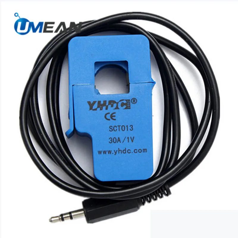 YHDC 30A 50A 100A SCT013 неинвазивный датчик переменного тока сплит-сердечник трансформатор тока sct013000