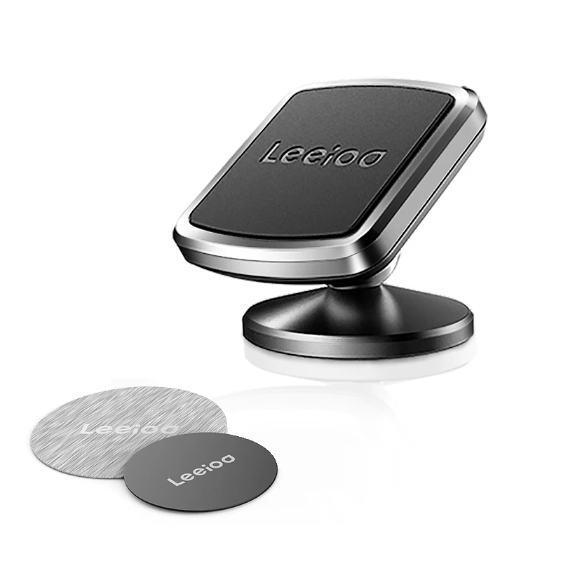 Paste Base Black LEEIOO Магнитная Автомобильная Подставка для телефона для iphone X 8 7 6 5 samsung S8 Air Vent gps универсальный автомобильный держатель для мобильного телефона - Цвет: Paste Base Black