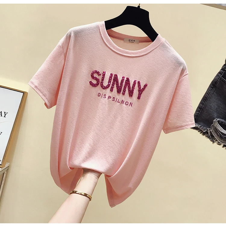 2019 летние модные женские туфли Повседневное подходит ко всему с блестками