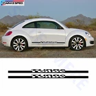 Наклейка на дверь и боковую юбку автомобиля, гоночная полоса для Volkswagen Beetle Denim, дюна Turbo, графическая наклейка 2010-2016, наклейки на заказ