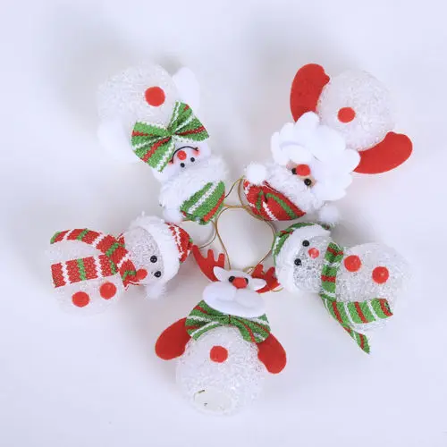 1 шт. Рождественский подарок LED снеговик световые Подвески Висячие мигающие