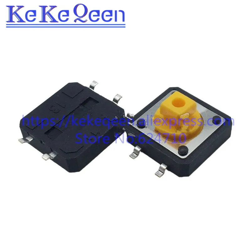 

Микропереключатель KeKeQeen SMD-4 желтый черный