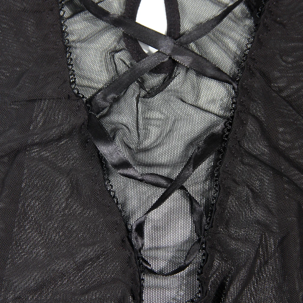 Новое поступление женское сексуальное черное кружевное Прозрачное нижнее белье