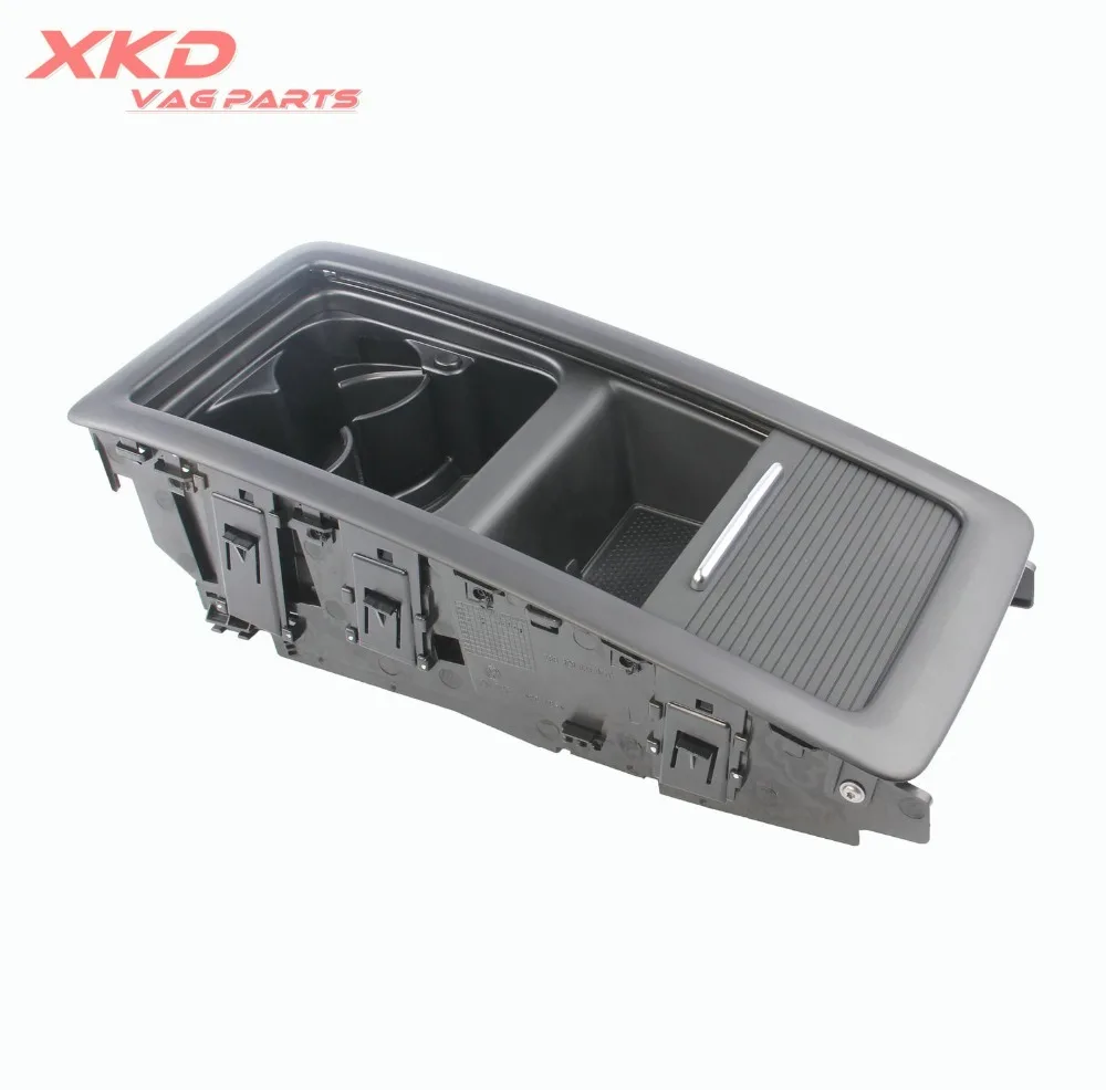 Черный 4 х местный центральный ящик для хранения заднего сиденья подходит Passat CC 09