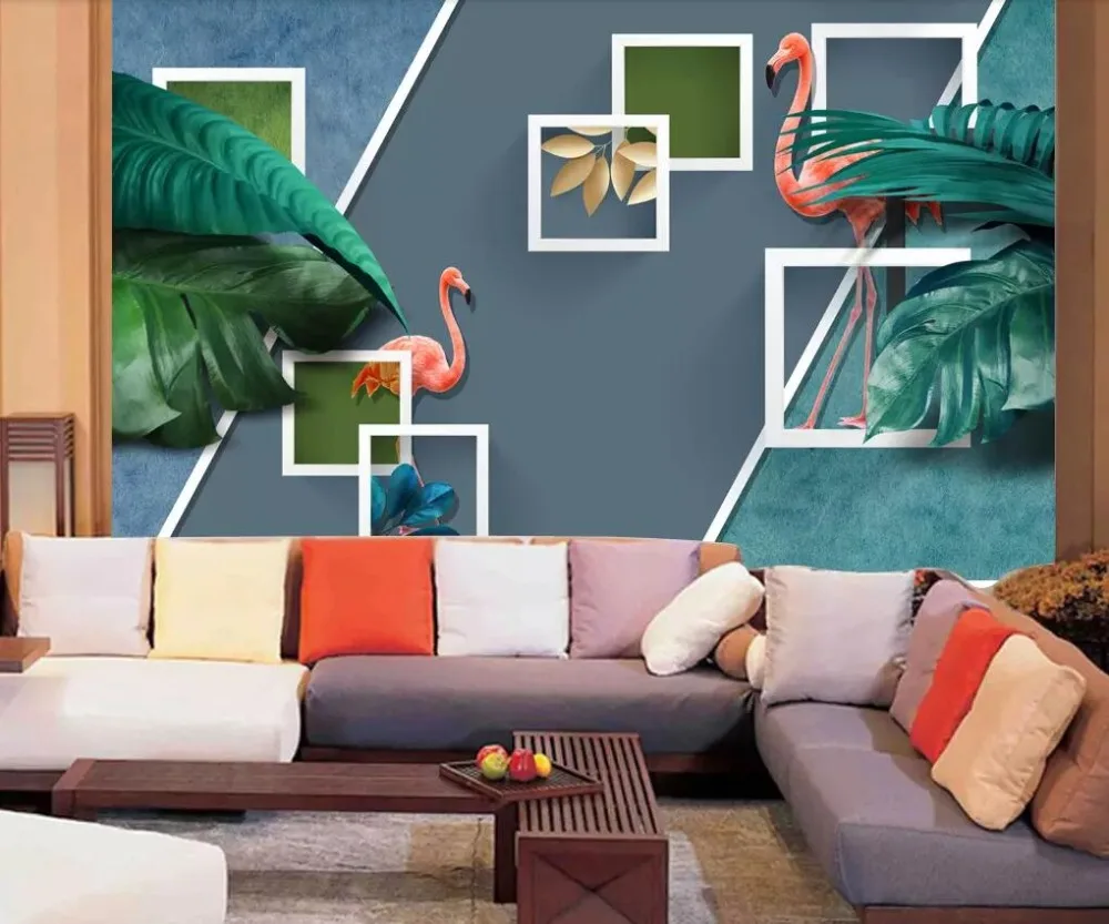 Современная и Контрактная Геометрическая диаграмма гостиная спальня установка