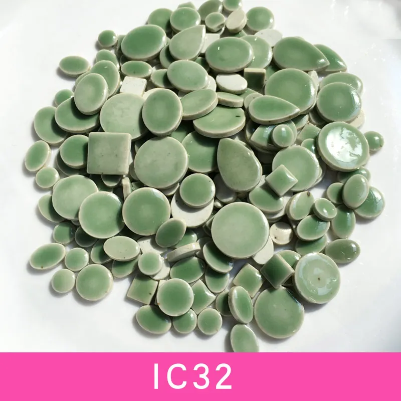 IC32 50 г/90 шт Необычные ультратонкие керамические, сделай сам мозаика, мозаичное ремесло, искусство, ювелирные изделия/Серьги/пояс мозаичное изготовление, красный, синий, коричневый, зеленый - Цвет: IC32