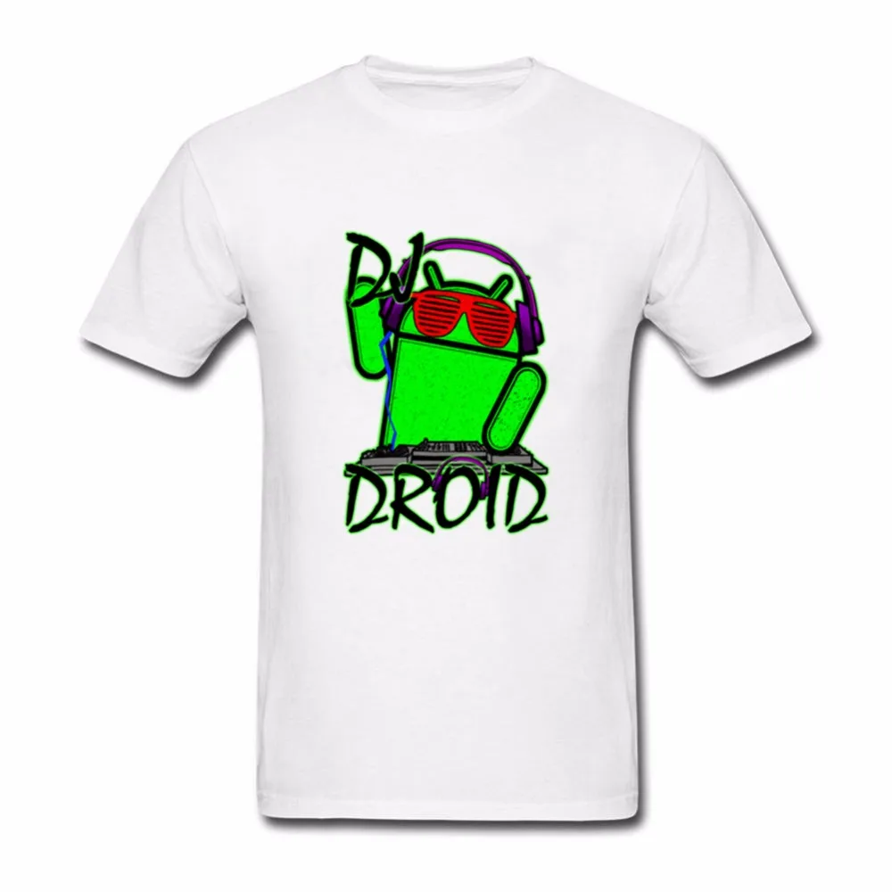 Новый dj Droid футболка Swag мужские футболки мода 2018 О образным вырезом хлопок 3XL