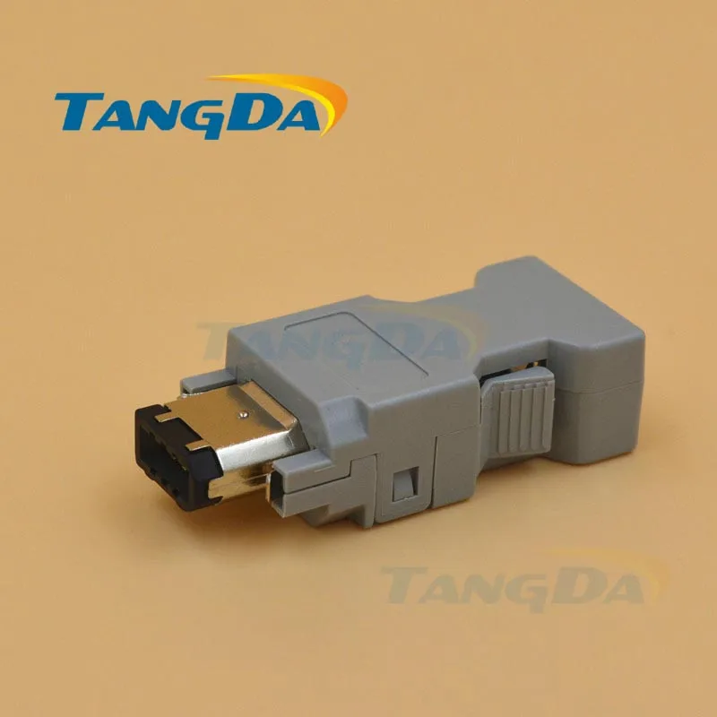Серводвигатель Tangda SCSI HPCN, серводвигатель с позолоченным штекером, 6p, 6 контактов, 6 ядер