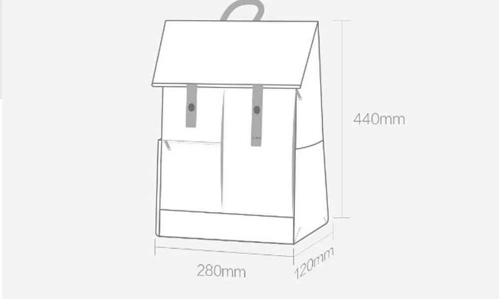 Xiaomi Urevo 13L Колледж рюкзак для школы отдыха Водонепроницаемый сумка ноутбука