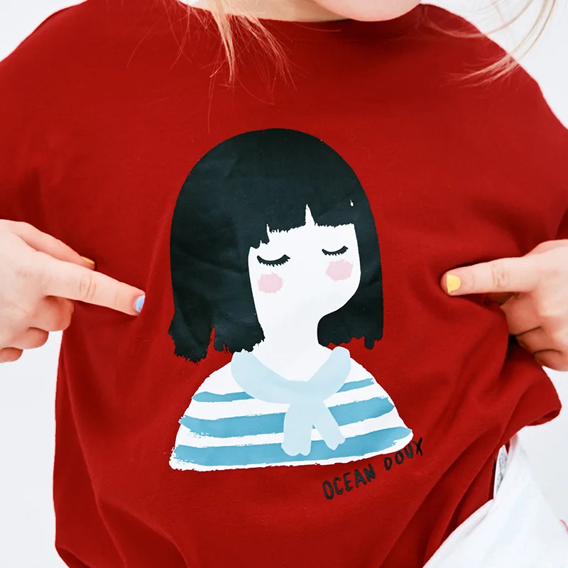 Свободная футболка с короткими рукавами для маленьких девочек balabalaby новая