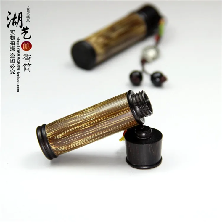 Золотая шелковая и эбеновая Сладкая табачная трубка кусок тубы порошковые банки