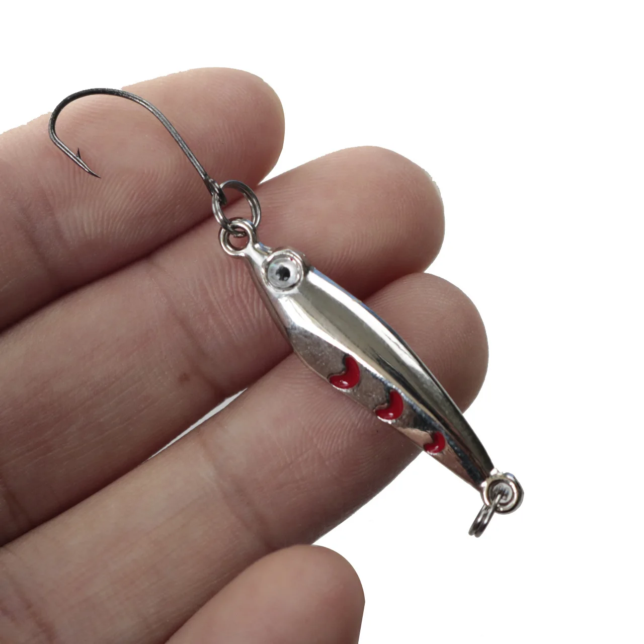 1 шт. металлический Fishin приманки 2 5g 4 искусственные для рыбы крючки станок и