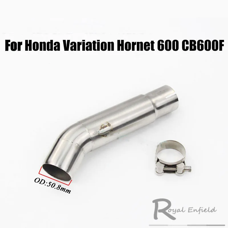 Слипоны для Honda Variation Hornet 600 CB600F Мотоцикл выхлопная труба Модифицированная средняя труба глушитель для Hornet 600