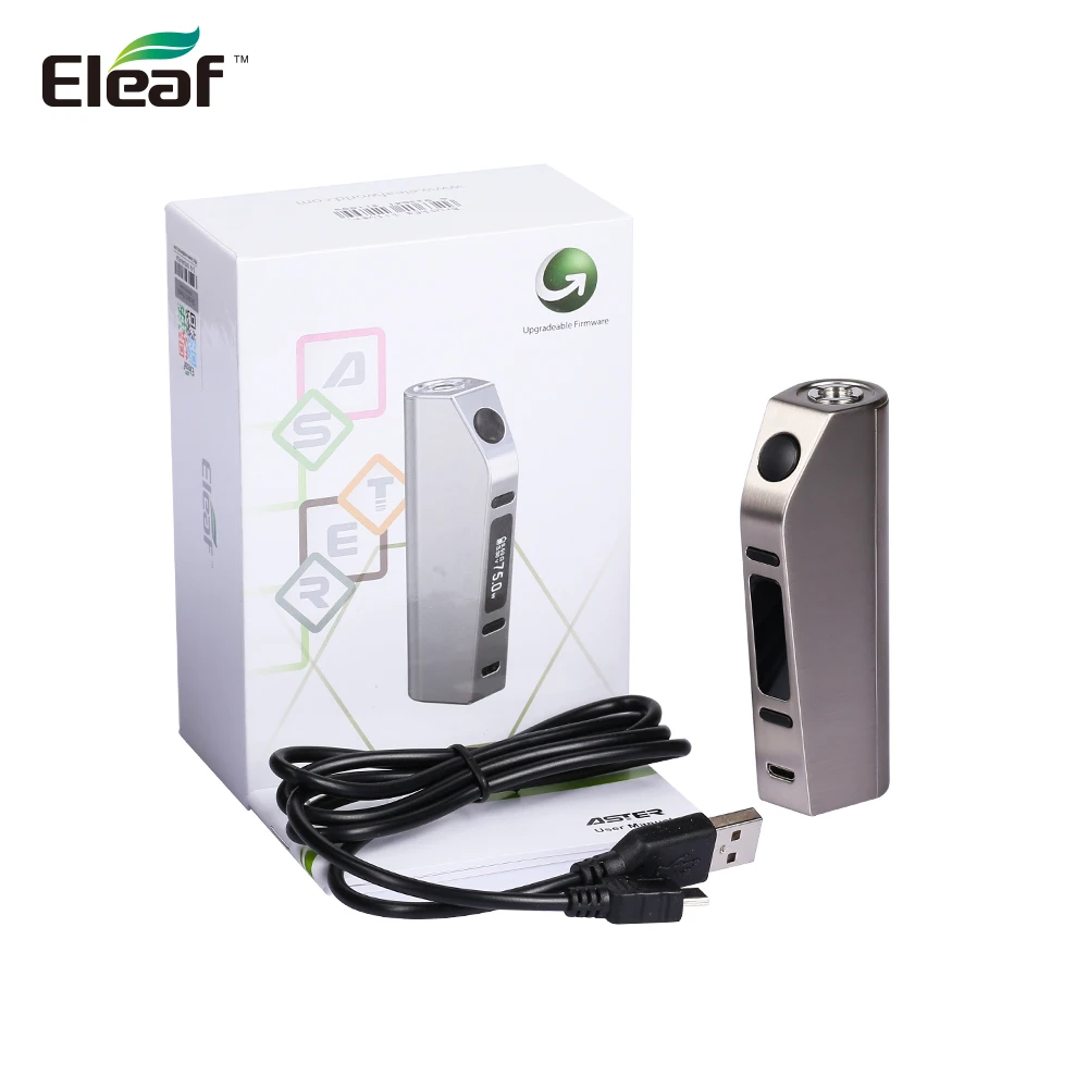Оригинальный Eleaf ASTER Mod 75 Вт матч melo 3 Танк VW/Bypass/Smart/TC/TCR электронная сигарета Aster vs