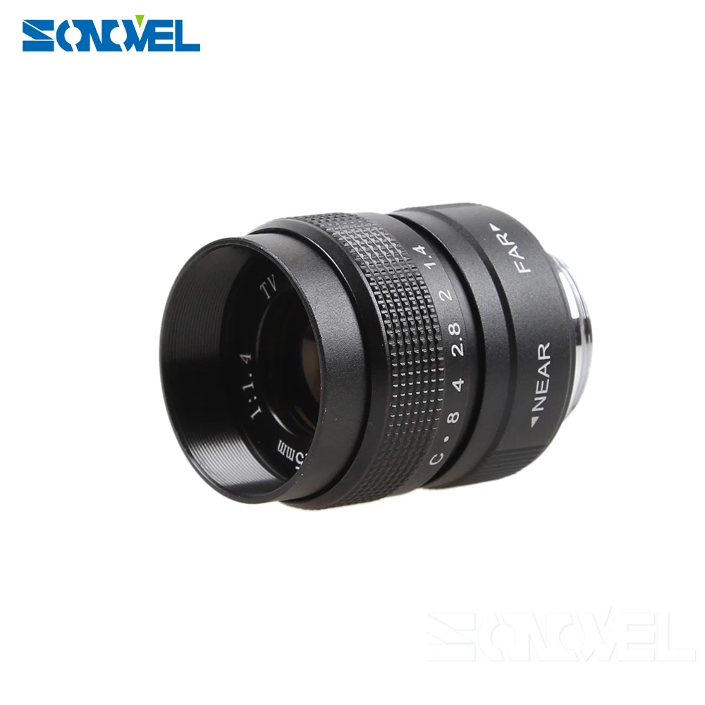 Объектив 25 мм F1.4 CCTV TV для видеокамер Canon EOS M M2 M3 M5 M10|c mount|eos mountc mount canon |