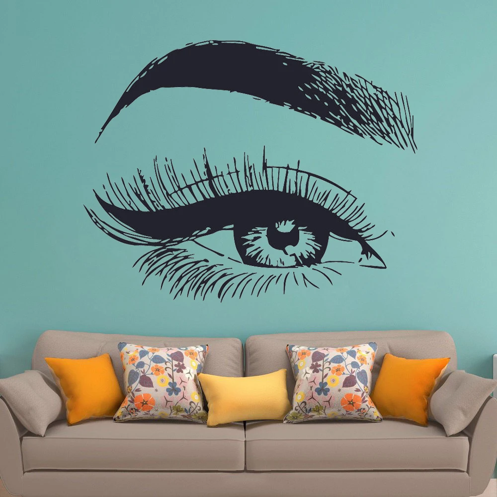 Новое поступление настенные наклейки для глаз ресниц бровей салонов красоты