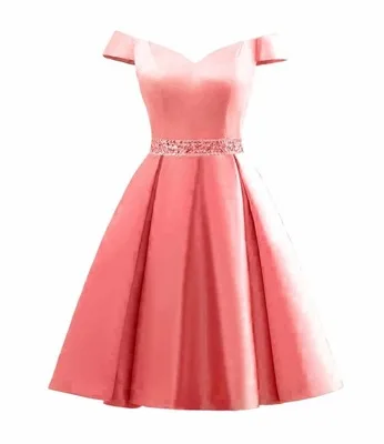 Same with picture Doragrace vestidos de festa женское короткое коктейльное платье с открытыми плечами и бисером - Цвет: Same with picture