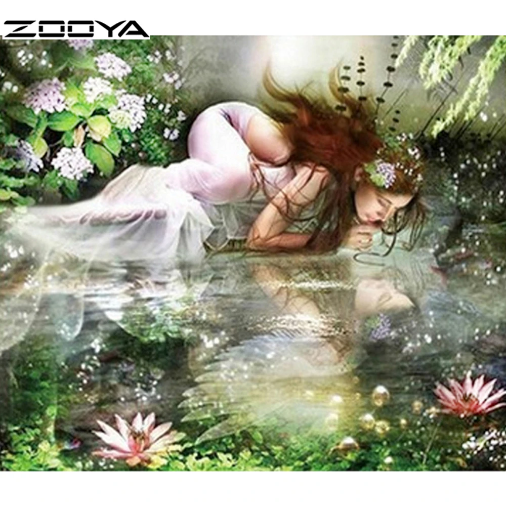 ZOOYA Diy 5D квадратная алмазная живопись вышивка крестиком камни наборы красота