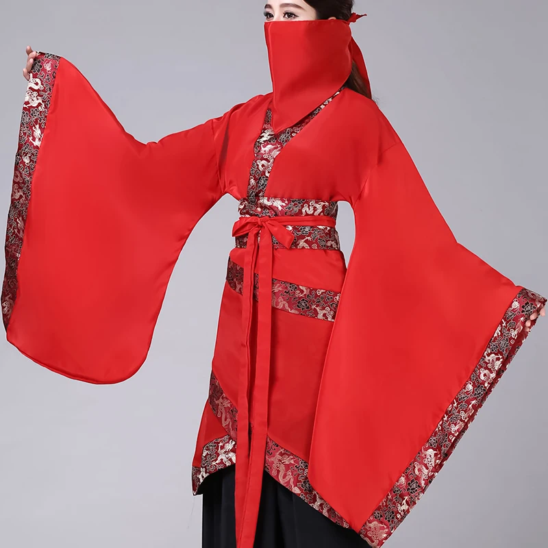 Китайская народная танцевальная одежда Hanfu платье Женский Классический Национальный Костюм Традиционный китайский древний костюм принцессы для выступлений