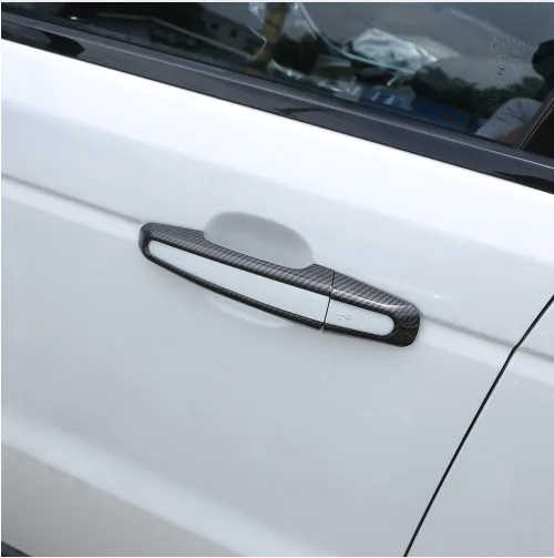 Отделка дверной ручки из углеродного волокна для Range Rover Evoque 12 16 RR Sport 14 Land Discovery 15