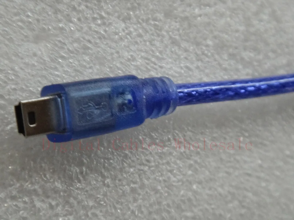 DHL 500 шт 30 см 1FT синхронизация мини 5P USB кабель USB-A B для передачи данных MP3/4