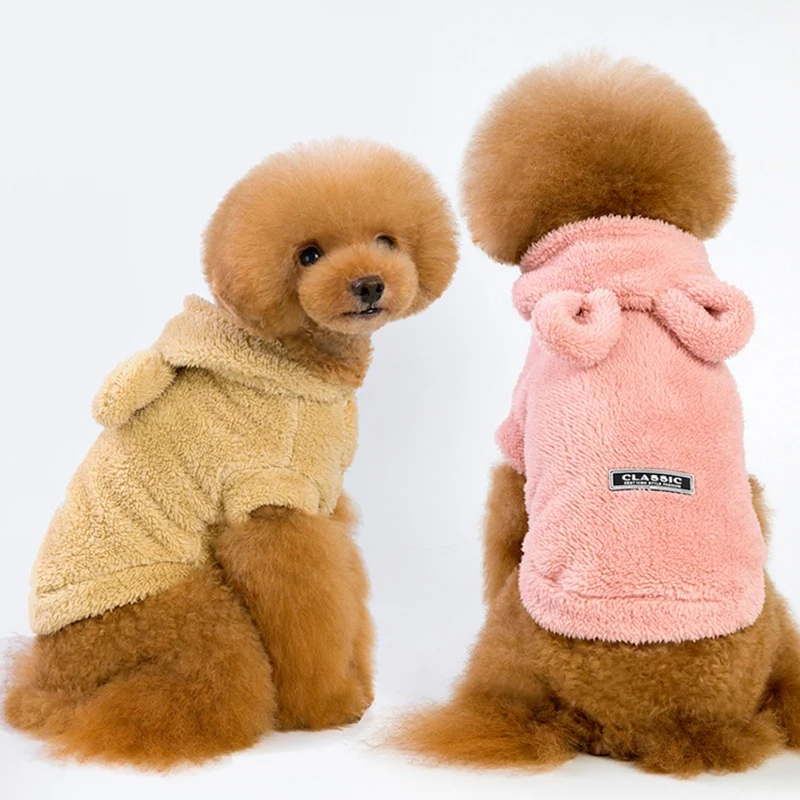 Новое поступление одежда для кошек Kawaii с ушками медведя домашних животных